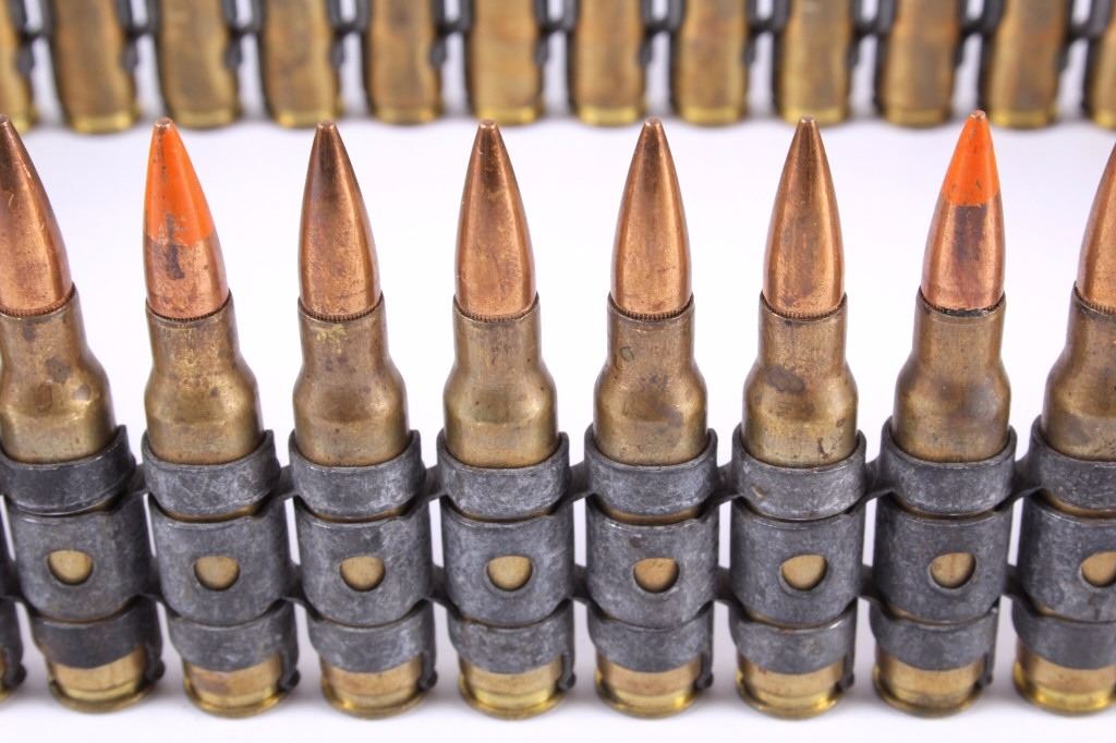 Vietnam War Remington .308 Machine Gun Ammo & Belt