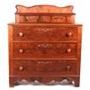 Image 1 : Step Back Carving Accented Dresser c. 1860-1890