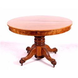 Antique Round Oak Table