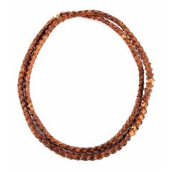 Northern Plains Rattlesnake Spine Necklace