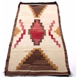 Navajo Crystal Pattern Rug circa 1900