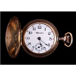 Hampden Diadem Antique Gold Pocket Watch