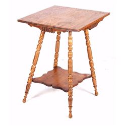 Oak Occasional Parlor Table 19th Century