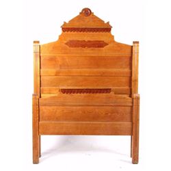 Antique Eastlake Style Twin Bed Frame