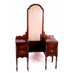 Antique Ladies Vanity with Full Mirror
