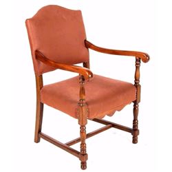 Antique Walnut Parlor Chair