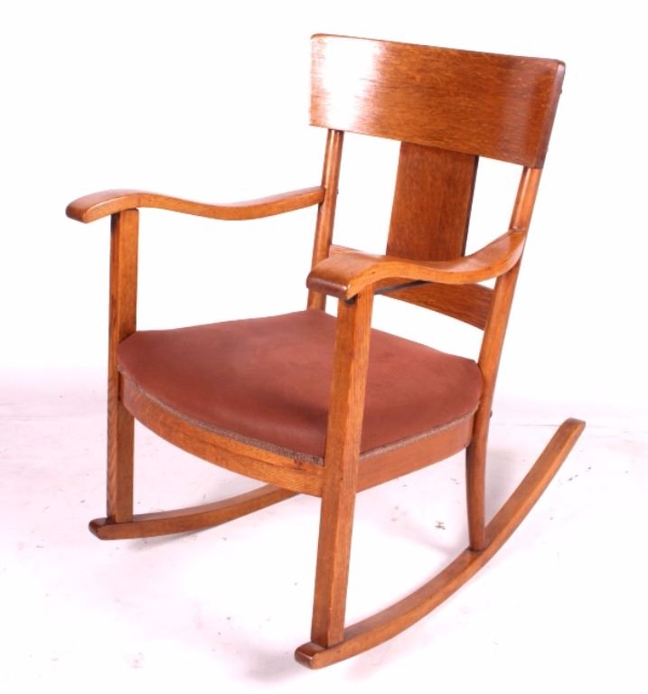 Antique Oak Rocking Chair