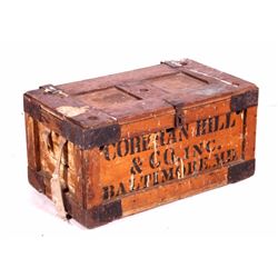 Antique Corkran Hill & Co. Inc. Wooden Case