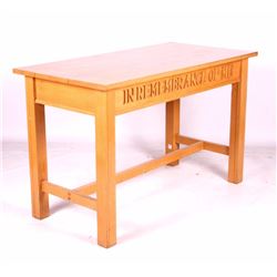 Solid Oak Monastery Table