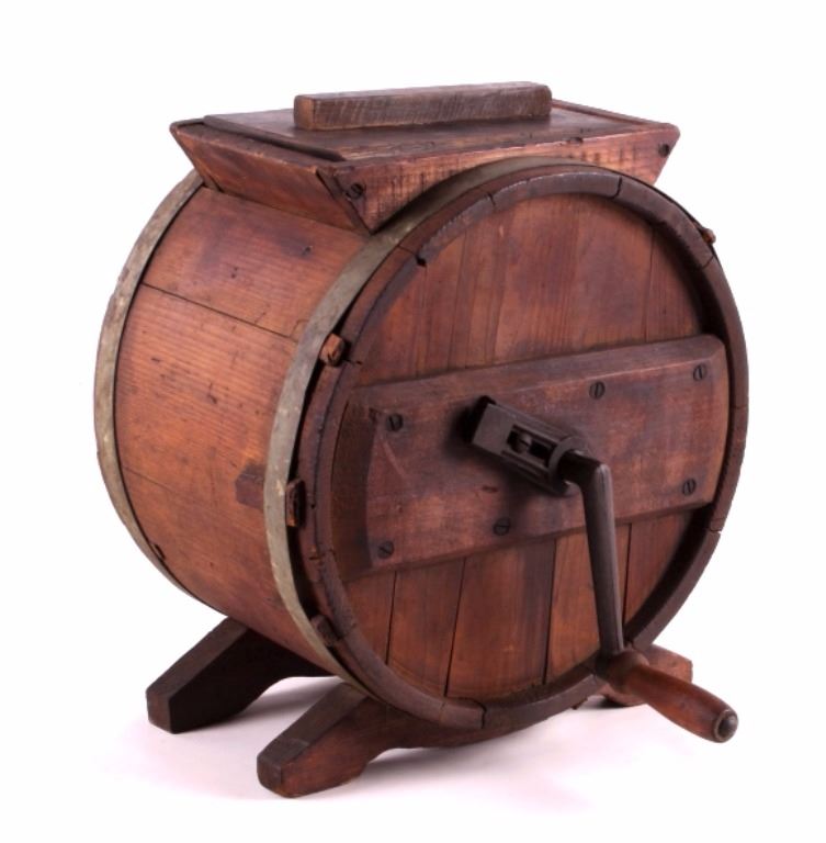 Antique Wooden Butter Churn