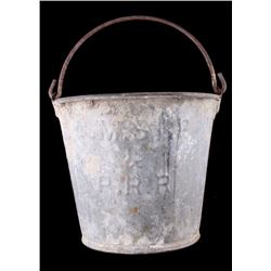 Antique Embossed CMSTP&P Railroad Bucket