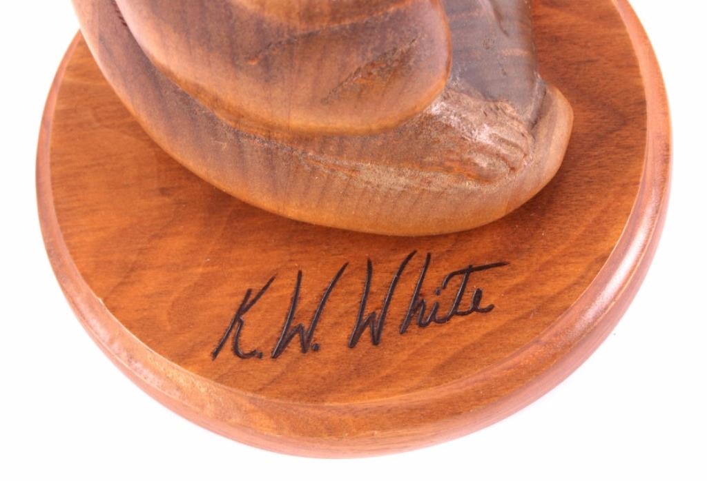 Big Sky Carvers Wood Carved Otter