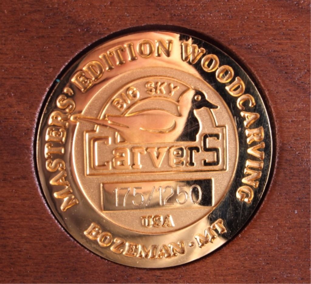 Big Sky Carvers Wood Carved Otter