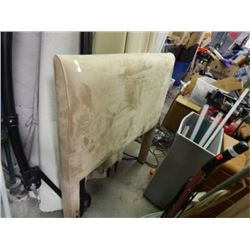 UHOLSTERED HEADBOARD - SINGLE - FAUX SUEDE