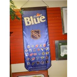 LABATT BLUE "NHL" BANNER - 1999 - ~23" X 61"