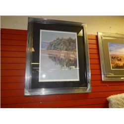FRAMED LIMITED EDITION PRINT - MERIAH AT COWICHAN BAY - LEO KADIA - GALLERY ESTIMATE - $625