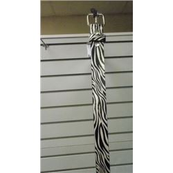 Zebra print belts 1-28"