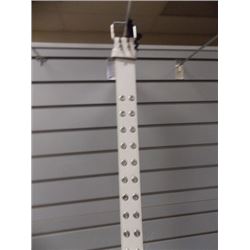 White with Silver buckle holes  1-32"