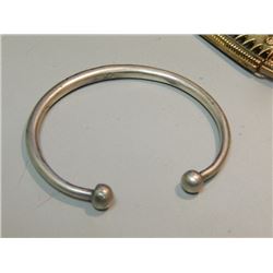 HEAVY SILVER BRACLET - WITH MAKERS MARK