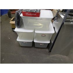 TOTES WITH LID - ALL 5 ONE MONEY