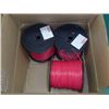 Image 2 : Carol 16/1 Red and Blue Wire Spools