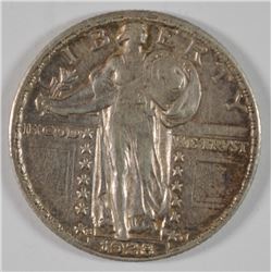 1928-S STANDING LIBERTY QUARTER AU/BU