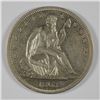 Image 1 : 1863-S SEATED LIBERTY HALF AU/BU SCARCE DATE