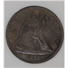 Image 2 : 1861 SEATED LIBERTY HALF DOLLAR, PCI AU/BU  CIVIL WAR ERA