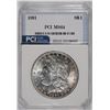 Image 1 : 1891 MORGAN SILVER DOLLAR, PCI GEM BU