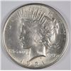 Image 1 : 1921 PEACE DOLLAR GEM BU, NICE, KEY COIN!