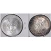 Image 2 : 2 - AMERICAN SILVER EAGLES UNC 1994 & 2013 NICELY TONED