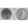 Image 2 : 2 PEACE DOLLARS; 1934 & 1934-D AVERAGE CIRC