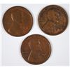 Image 1 : 1912-S LINCOLN CENT FINE & 2- 1912-D F/VG