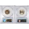 Image 2 : 2 PCGS MS65 JEFFERSON NICKELS; 1945-S & 1954