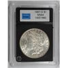 Image 1 : 1887-O MORGAN DOLLAR CCGS GEM BU, WHITE, SCARCE