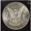 Image 3 : 1891 CC MORGAN DOLLAR CCGS CH BU+ SCARCE