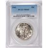 Image 1 : 1942 WALKING LIBERTY HALF DOLLAR PCGS MS65 GEM BLAST WHITE