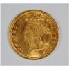 Image 1 : 1874 $1 GOLD CH BU HAS LIGHT MARK ON OBVERSE