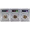Image 2 : LOT OF ( 3 ) 1938 JEFFERSON NICKELS, PCGS MS-66  TOUGH!