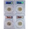 Image 2 : (4) 1942-P TYPE-2 Jefferson Nickels PCGS MS-66