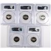 Image 2 : (5) JEFFERSON NICKELS PCGS PR-69 DCAM