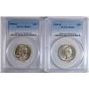Image 1 : 2 WASHINGTON QUARTERS 1949-D, 50-D PCGS MS-65