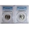 Image 1 : ( 2 ) 1954 WASHINGTON QUARTERS, PCGS MS-66