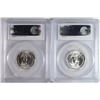 Image 2 : ( 2 ) 1954 WASHINGTON QUARTERS, PCGS MS-66
