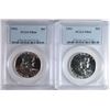 Image 1 : ( 2 ) 1963 FRANKLIN HALF DOLLARS, PCGS PROOF-66