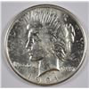 Image 1 : 1921 PEACE DOLLAR CH BU