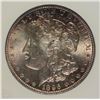 Image 2 : 1896 MORGAN DOLLAR GEM BU PRETTY COIN! WHITE WITH A LITTLE COLOR!