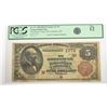 Image 1 : 1882 $5 NATIONAL (COLUMBIA, MO) #1770 PCGS FINE-12 (ERIC P NEWMAN COLLECTION)