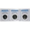 Image 1 : ( 3 ) PCGS GRADED PROOF-66 FRANKLIN HALF DOLLARS: 1961, 62 & 63