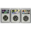Image 2 : ( 3 ) 1964 KENNEDY HALF DOLLARS, NGC PF-67  SUPERB!